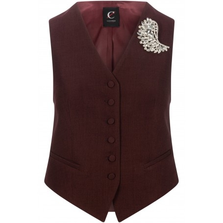 Cafe Noir GILET CON SPILLA GIOELLO - C7JH0117