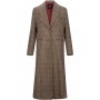 Cafe Noir CAPPOTTO LUNGO MONOPETTO PIED DE POULE - C7JI0130