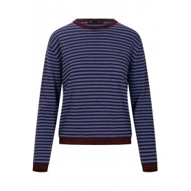 Cafe Noir MAGLIA GIROCOLLO RIGATA - C7JM0379