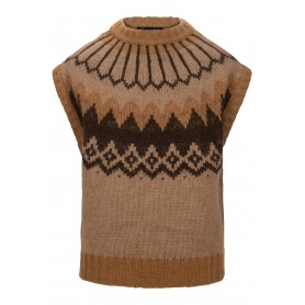 Cafe Noir GILET CON MOTIVO NORVEGESE - C7JM0387