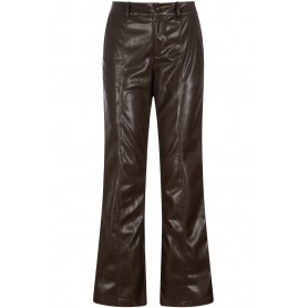 Cafe Noir PANTALONE A ZAMPA DI ELEFANTE IN SIMILPELLE - C7JP0312