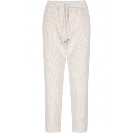 Cafe Noir PANTALONE JOGGER IN VELLUTO ROCCIATORE - C7JP0318