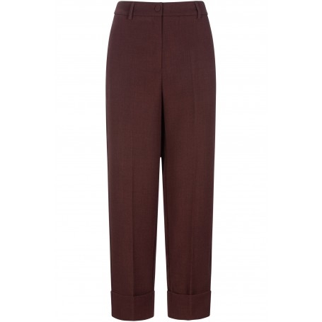 Cafe Noir PANTALONE GAMA DRITTA CON RISVOLTO - C7JP0320