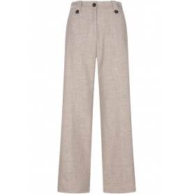 Cafe Noir PANTALONE TIPO CHINO TESSUTO MELANGE - C7JP0323