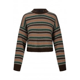 Cafe Noir MAGLIA GIROCOLLO RIGATA - C7JM0380