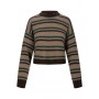 Cafe Noir MAGLIA GIROCOLLO RIGATA - C7JM0380