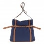 Cafe Noir SACCA IN MORBIDO NYLON CON MOTIVO DI STRINGHE E LACCI IN MATERIALE SINTETICO EFF - C3ME1114