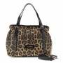 Cafe Noir MORBIDA TOTE PICCOLA IN MATERIALE SINTETICO STAMPA LEOPARDO , CON MANICI SOTTILI - C3NN1101