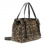 Cafe Noir MORBIDA TOTE PICCOLA IN MATERIALE SINTETICO STAMPA LEOPARDO , CON MANICI SOTTILI - C3NN1101