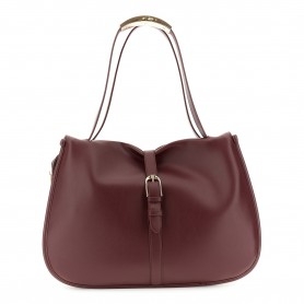Cafe Noir MORBIDA SHOPPING BAG IN MATERIALE LISCIO EFFETTO PELLE, COSTRUZIONE CON BORDATUR - C3YC1110