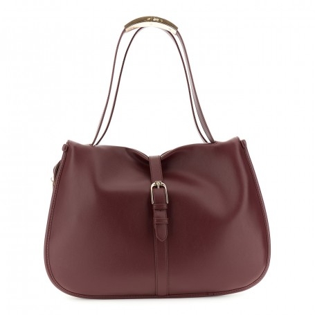 Cafe Noir MORBIDA SHOPPING BAG IN MATERIALE LISCIO EFFETTO PELLE, COSTRUZIONE CON BORDATUR - C3YC1110