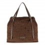 Cafe Noir MORBIDA TOTE GRANDE IN MATERIALE SINTETICO EFFETTO SUEDE IN  STAMPA COCCO , CON - C3NM1104