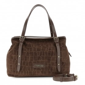 Cafe Noir MORBIDA TOTE PICCOLA IN MATERIALE SINTETICO EFFETTO SUEDE CON STAMPA COCCO , CO - C3NM1105