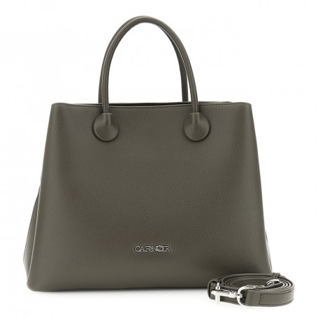 Cafe Noir LARGE TOTE IN MORBIDO SINTETICO EFFETTOSAFFIANO CON MANICI TUBOLARI, VANO CEMTR - C3YD1115