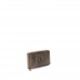 Cafe Noir PORTAFOGLIO ZIP ROUND GRANDE IN SINTETICO EFFETTO VINTAGE CON LOGO PATCH NELLO S - C4AE1108