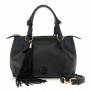 Cafe Noir tote con pieghe in materiale sintetico effetto pelle con grana grossa, logo CN i - C3BC1104