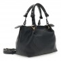 Cafe Noir tote con pieghe in materiale sintetico effetto pelle con grana grossa, logo CN i - C3BC1104
