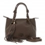 Cafe Noir tote con pieghe in materiale sintetico effetto pelle con grana grossa, logo CN i - C3BC1104