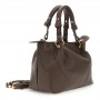 Cafe Noir tote con pieghe in materiale sintetico effetto pelle con grana grossa, logo CN i - C3BC1104