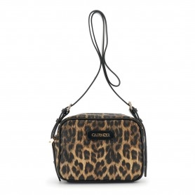 Cafe Noir CAMERA BAG IN MATERIALE SINTETICO STAMPA LEOPARDO , IN MATERIALE SINTETICO EFFET - C3NN1103