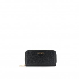 Cafe Noir PORTAFOGLIO ZIP ROUND GRANDE IN SINTETICO EFFETTO PELLE CONSTAMPA A CALDO DI MOT - C4AF1110