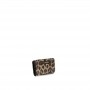 Cafe Noir PORTAFOGLIO MEDIO CON ZIP IN MATERIALE SINTETICO CON STAMPA LEOPARDO, LETTERING - C4AH1115