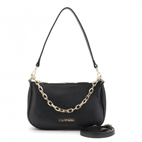 Cafe Noir POCHETTE IN PELLE , TRACOLLA CON MOSCHETTONI E   MANICO IN CATE - C3XH0068