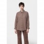 Cafe Noir CAMICIA IN OXFORD CON STRAS SULLE SPALLE - C7JC0259