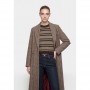 Cafe Noir CAPPOTTO LUNGO MONOPETTO PIED DE POULE - C7JI0130