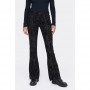 Cafe Noir DENIM FLARE CON STAMPA FLOCCATA - C7JJ0213