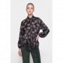 Cafe Noir BLUSA STAMPATA CON MANICHE ARRICCIATE - C7JC0274