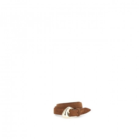 Cafe Noir CINTURA IN VERA PELLE SCAMOSCIATA CON  FIBBIA IN METALLO - C4CM1100