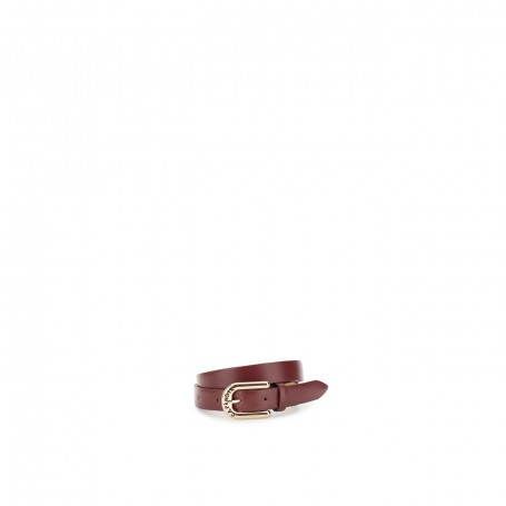 Cafe Noir CINTURA ELEGANTE IN VERA PELLE CON  FIBBIA IN METALLO CON LOGO SMALTATO - C4CM1103
