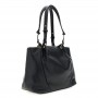 Cafe Noir morbida shopping con pieghe in materiale sintetico effetto pelle con grana gross - C3BC1100