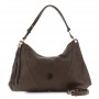 Cafe Noir morbida sacca  a spalla,a trapezio ,in materiale sintetico effetto pelle con gra - C3BC1101