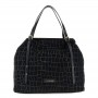 Cafe Noir MORBIDA TOTE GRANDE IN MATERIALE SINTETICO EFFETTO SUEDE IN  STAMPA COCCO , CON - C3NM1104
