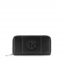 Cafe Noir PORTAFOGLIO ZIP ROUND GRANDE IN SINTETICO EFFETTO VINTAGE CON LOGO PATCH NELLO S - C4AE1108