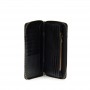 Cafe Noir PORTAFOGLIO ZIP ROUND GRANDE IN SINTETICO EFFETTO VINTAGE CON LOGO PATCH NELLO S - C4AE1108