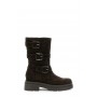 Cafe Noir STIVALE 3/4 CON FIBBIE IN PELLE SCAMOSCIATA - C1FC6014