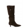 Cafe Noir STIVALE A TUBO CON FIBBIA IN PELLE SCAMOSCIATA - C1NB6303