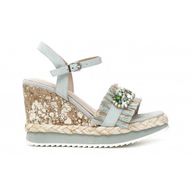 Cafe Noir SANDALO RAFFIA MULTI E STRASS - C1HA5130