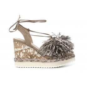 Cafe Noir SANDALO FIOCCO RAFFIA LACCIO ALLA SCHIAVA - C1HA9150