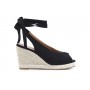 Cafe Noir SCARPE APERTE IN CANVAS SU ZEPPA CORDA - C1HF9050