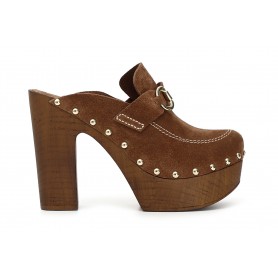 Cafe Noir SABOT IN PELLE SCAMOSCIATA CON MORSETTO - C1HL6050