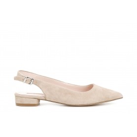 Cafe Noir BALLERINA IN PELLE SCAMOSCIATA APERTA DIETRO - C1XG5903