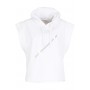 Cafe Noir GILET CORTO CON CAPPUCCIO E LOGO RICAMATO - C7JF0027