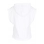 Cafe Noir GILET CORTO CON CAPPUCCIO E LOGO RICAMATO - C7JF0027