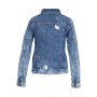 Cafe Noir GIUBBINO JEANS CON RICAMO MULTICOLOR - C7JJ0045