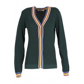 Cafe Noir CARDIGAN CON BORDI A CONTRASTO - C7JM0047