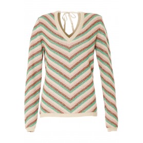 Cafe Noir MAGLIA RIGHE DIAGONALI - C7JM0060